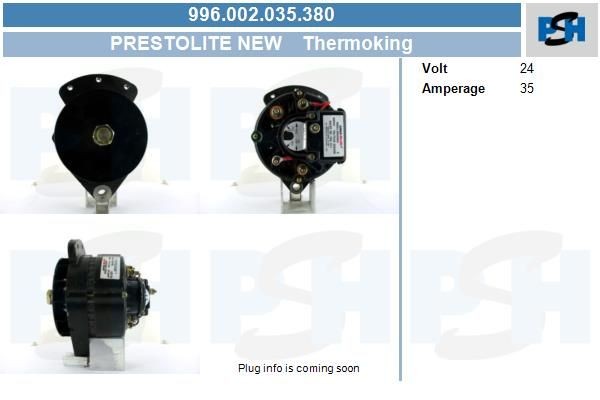 Lichtmaschine Thermoking 35A, 996002035, 110489, 110518, 8MR3005C