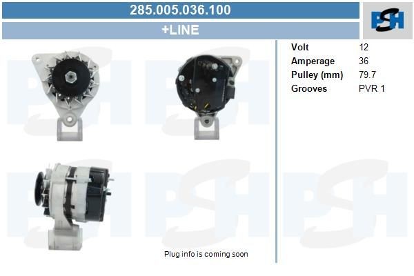 Lichtmaschine Mahindra 36A, 285005036, 26021276, 26021490, 26921168A