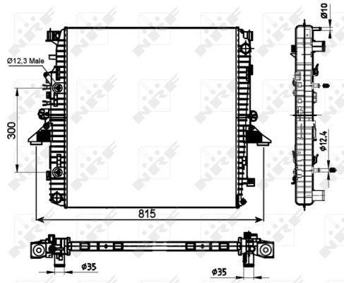 Wasserkühler Landrover Discovery, Range Rover Sport LR021777, PCC500040, PCC500041, PCC500092, PCC5