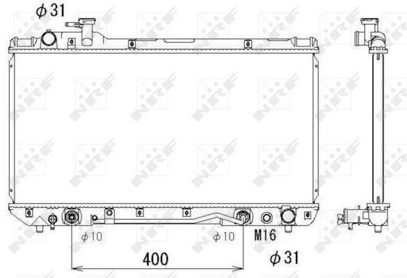 Wasserkühler Toyota RAV 4 164007A120, 164007A121, 164007A122