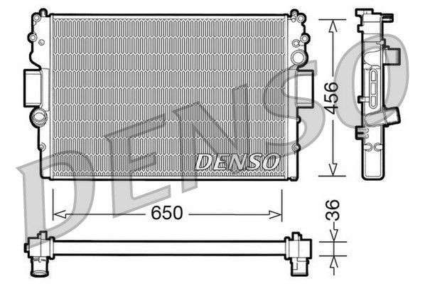 Kühler, Motorkühlung IVECO DAILY IV Box Body / Estate 35C18 V, 35C18 V/P, 35S18 V, 35S18 V/P (2006