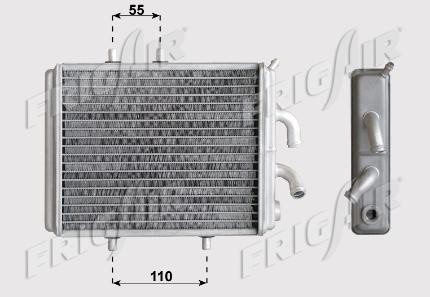 Kühler Wasserkühler für Aprilia Leonardo 150 ccm von Baujahr 1997 - 2002