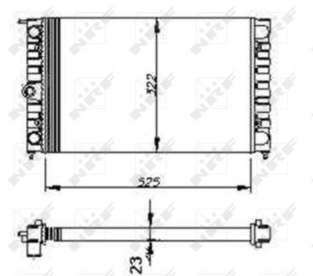 Wasserkühler VW Polo, Santana, Derby, Passat, Polo 321121253BM, 321121253T, 871121251A