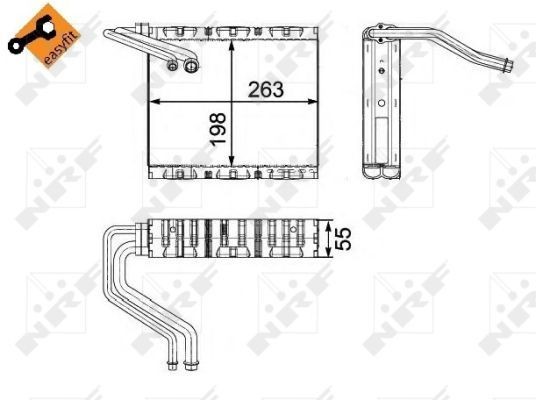 Verdampfer Volvo S60, S80, V60, V70, XC60, XC70 30767016, 31267591, 31436487, 50447304, 5174003, 517