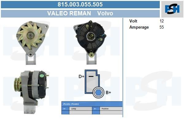 Lichtmaschine Bosch Volvo, 0120489065, 0120489066, 0120489285, 0120489295