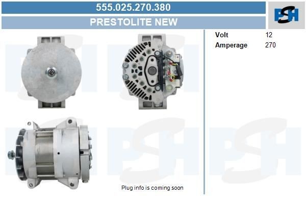 Lichtmaschine MAN 270A, 555025270, 51261017293, 51261017309, 51261017331