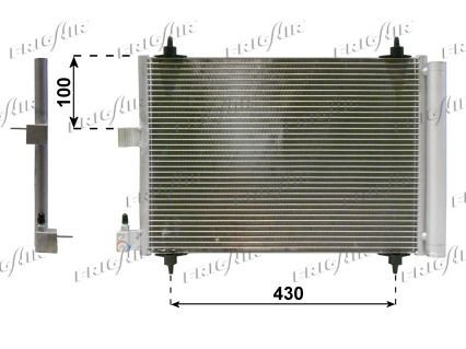 Kondensator Citroen C5, C6, Peugeot 407 9686200580