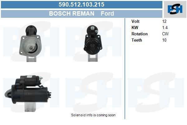 Starter Ford Escort, 1.4 kw DRS5150 ,DRS5150N, 30788, 5021193, 0001108004, 0001108033, 0001108087,