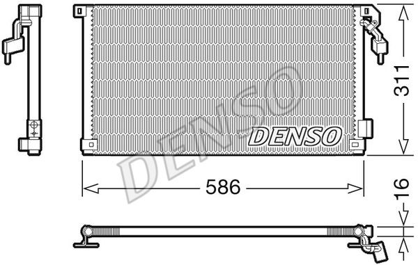Kondensator PEUGEOT 106 II (1) 1.1 i (96-04), 6455V5/5455Z2