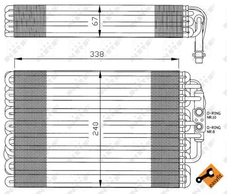 Verdampfer Mercedes C Klasse, CLK 2028300258, 2028300458, 2028300758, A2028300258, A2028300458, A202