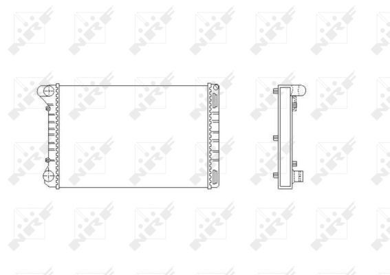Wasserkühler Fiat Punto 46524619, 46546944, 46778155, 46778157, 51733011