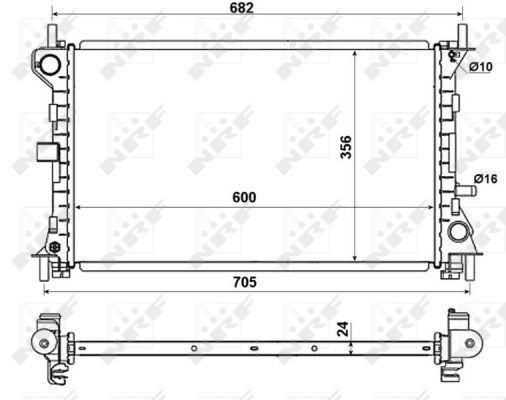 Wasserkühler Ford Focus RFG215200B, RFG315200B