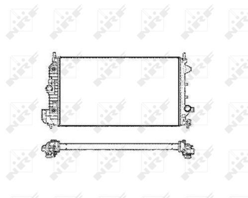 Wasserkühler Fiat Croma, Opel Signum, Saab 9-3 2015006803, 2015009103, A2015006803, A2015009103