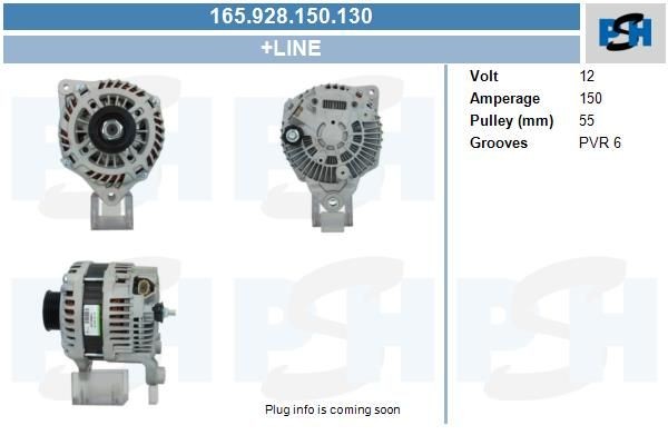 Lichtmaschine Infiniti 150A, 165928150, 23100EG010, A003TJ0691, A3TJ0691