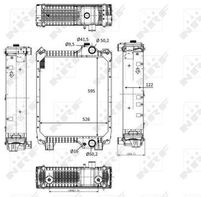 Wasserkühler Case, NEW HOLLAND 2105948